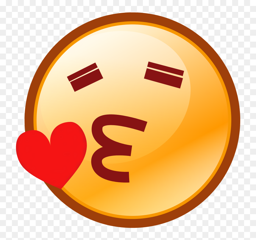 Transparent Heart Emoticon Png - Emoticon, Png Download - smiley png