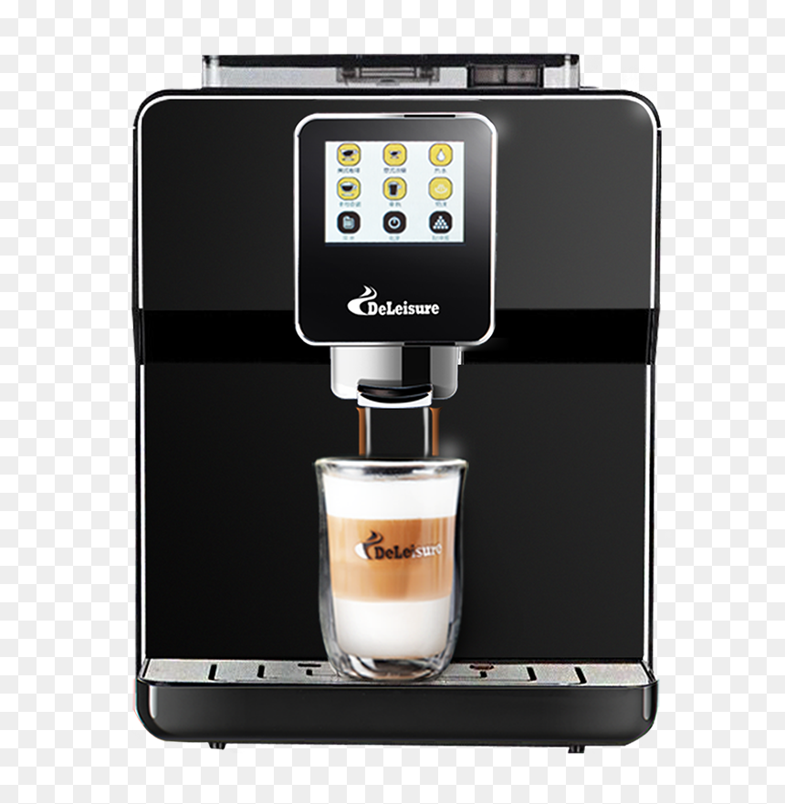 German De-320 Cheek Fancy Touch A Key Commercial High - Coffeemaker, HD Png Download - coffee steam png
