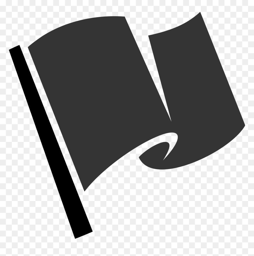 Black Flag Png - Waving Flag Icon Png, Transparent Png - white flag png