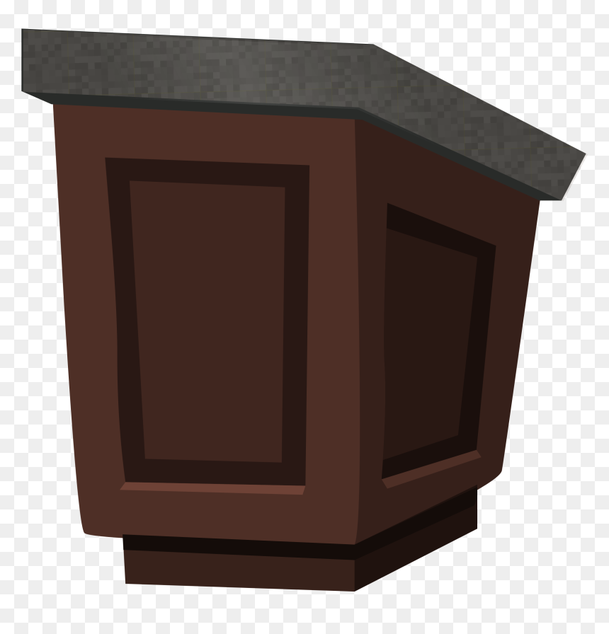 Wood With Granite Top - Hardwood, HD Png Download - podium png