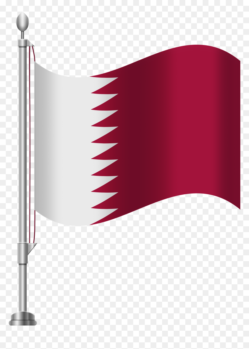 Qatar Flag Png Clip Art, Transparent Png - white flag png