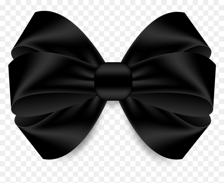 Bow Tie Necktie Computer File - Neck Tie Ribbon Black, HD Png Download - bowtie png