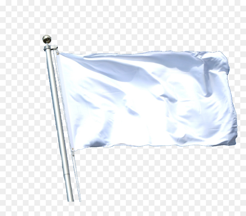 White Flag ☔💜 - Flag, HD Png Download - white flag png