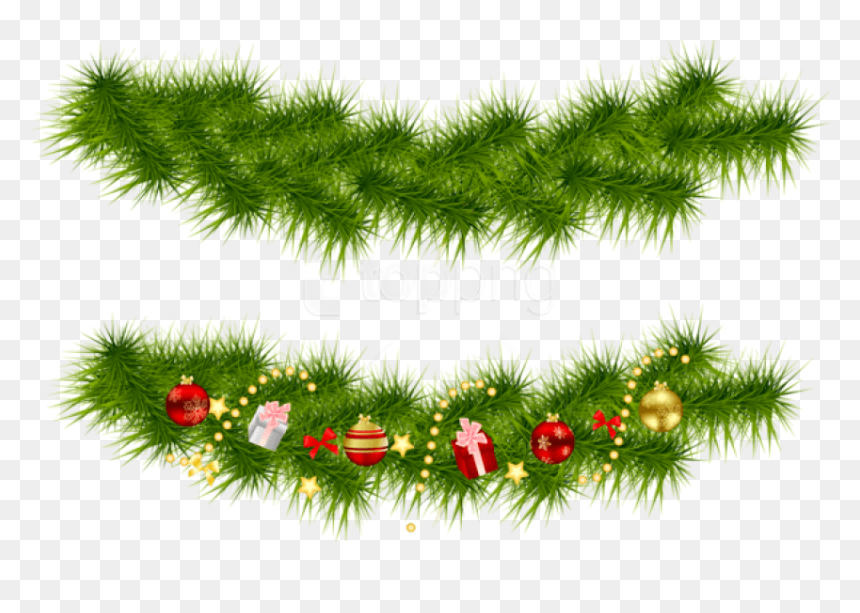 Free Png Transparent Christmas Pine Garlands Png - Christmas Pine Transparent Background, Png Download - pine png
