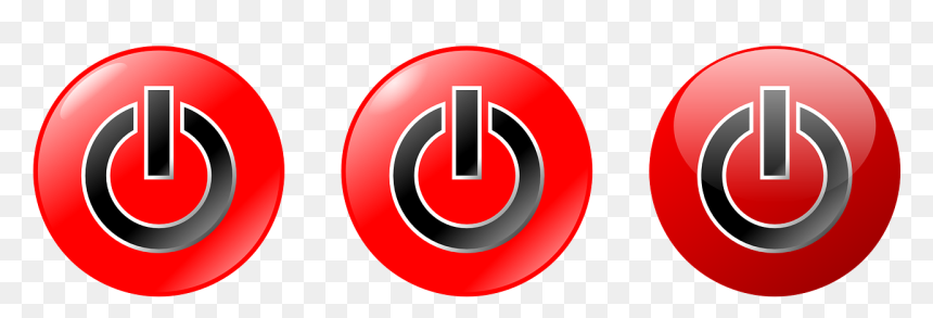 Power Button Symbol, HD Png Download - buttons png