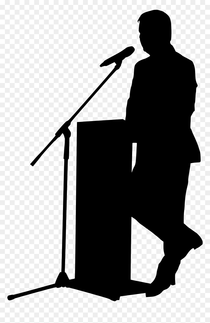Silhouette, HD Png Download - podium png