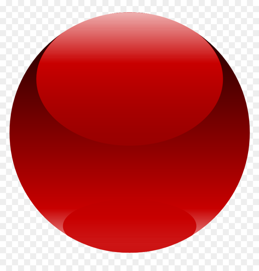 Red Circle Sphere Maroon - Circle, HD Png Download - buttons png