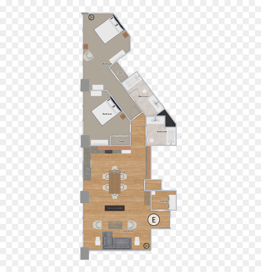 D Floorplan - Floor Plan, HD Png Download - wood floor png