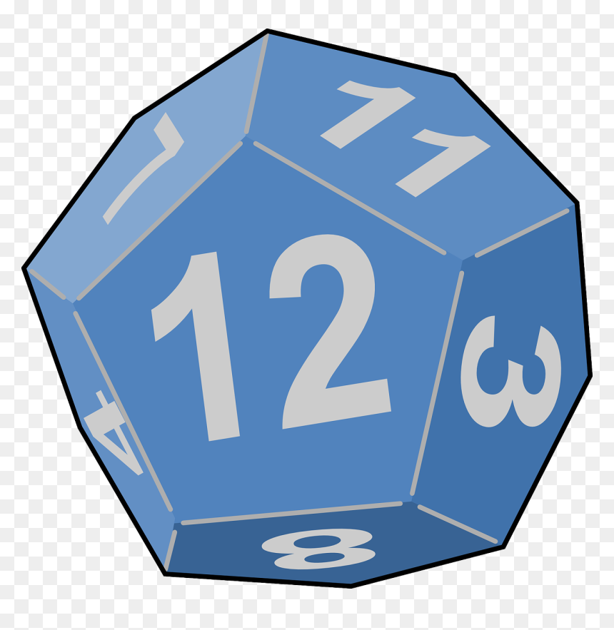 Transparent 12 Sided Dice, HD Png Download - random png