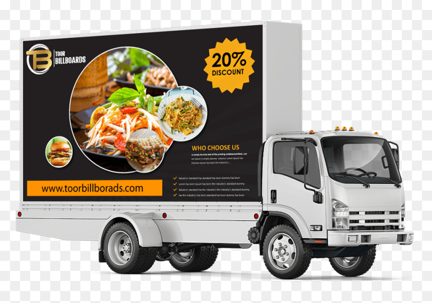 Mobile Billboard Advertising And Promotions Company - Trailer Truck, HD Png Download - billboard png