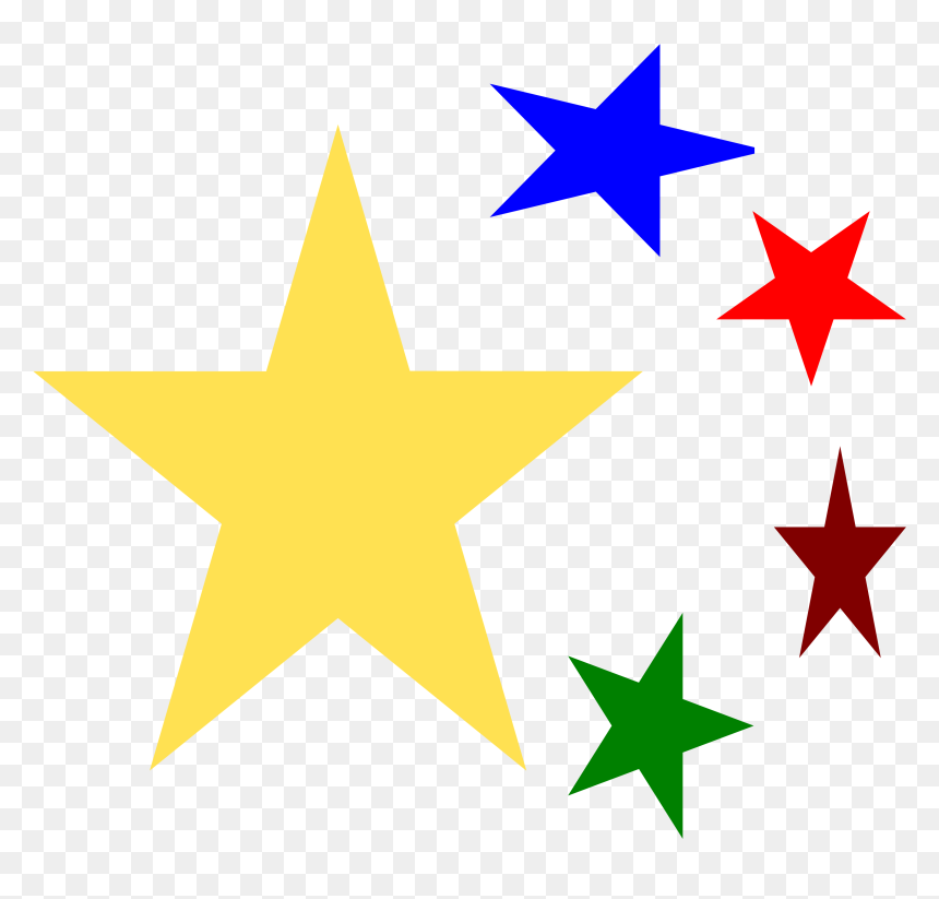 Free Yellow Star Clipart, Download Free Clip Art, Free - Christmas Stars Images Download, HD Png Download - star clipart png