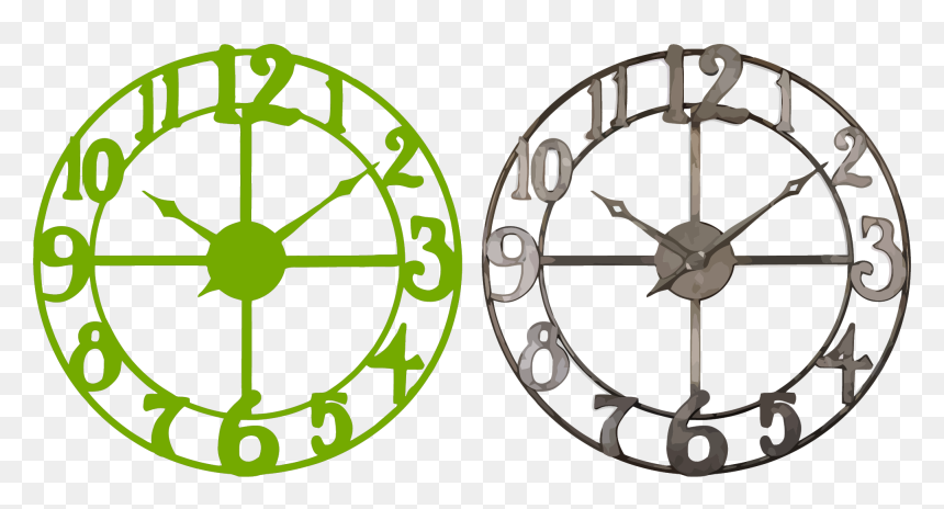Uttermost Delevan 32" Metal Wall Clock 06681, HD Png Download - metal png