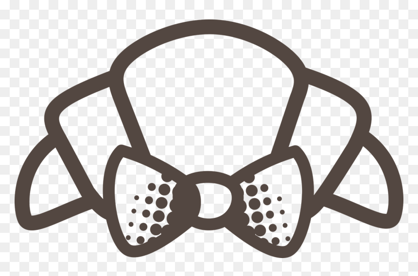 Croissant Clipart, HD Png Download - bowtie png