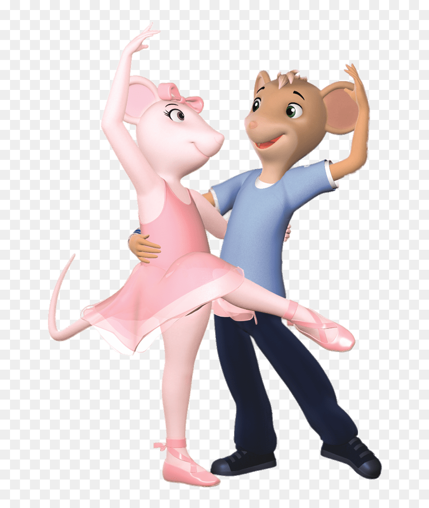 Angelina And Marco Dancing Clip Arts - Angelina Ballerina Y Marco, HD Png Download - dancing png