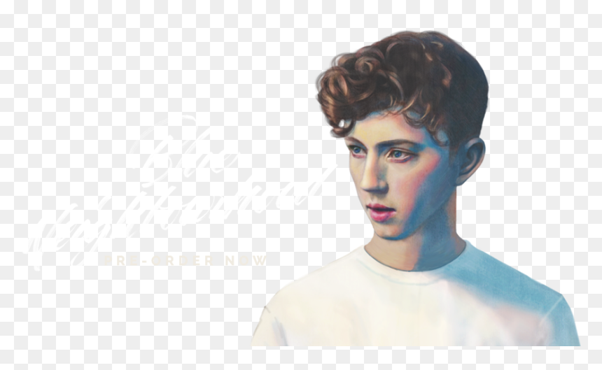 Troye Sivan Blue Neighbourhood Vinyl Record , Png Download - Troye Sivan Blue Neighbourhood Png, Transparent Png - vinyl record png