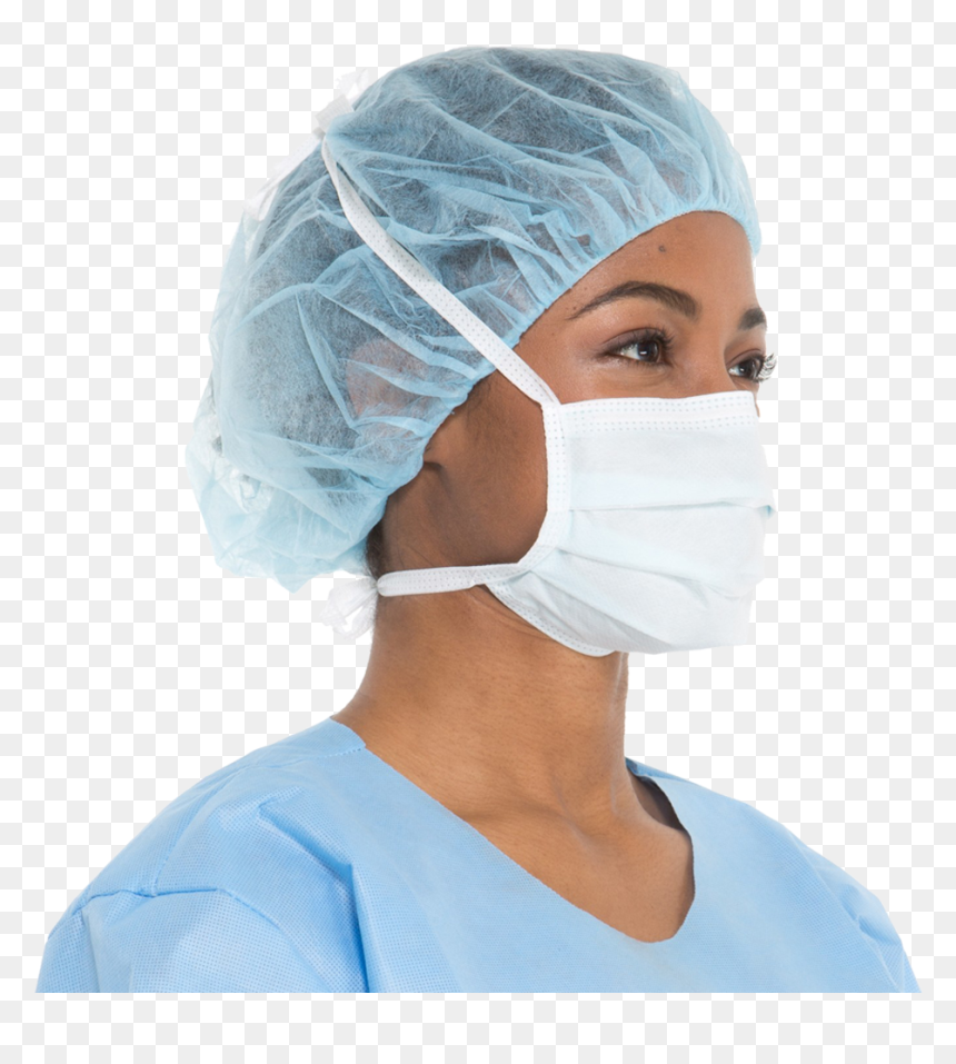 Nurse Medical Mask Png Image - Facial Mask White Cotton, Transparent Png - nurse png