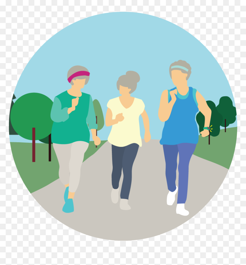 Illustration, HD Png Download - group of people walking png