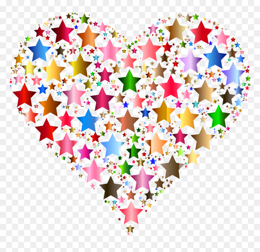 Star And Heart Clipart, HD Png Download - star clipart png