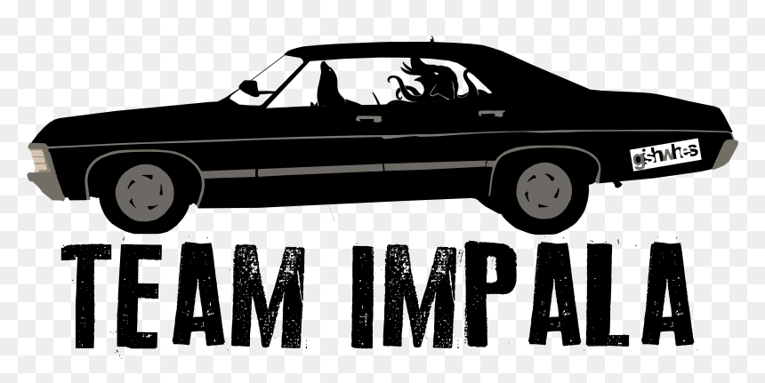 Runner Up Team Gishwhes - Supernatural Impala Auto Png, Transparent Png - classic car png
