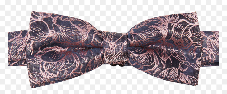 Pink/navy Presley Paisley Bowtie - Lace, HD Png Download - bowtie png