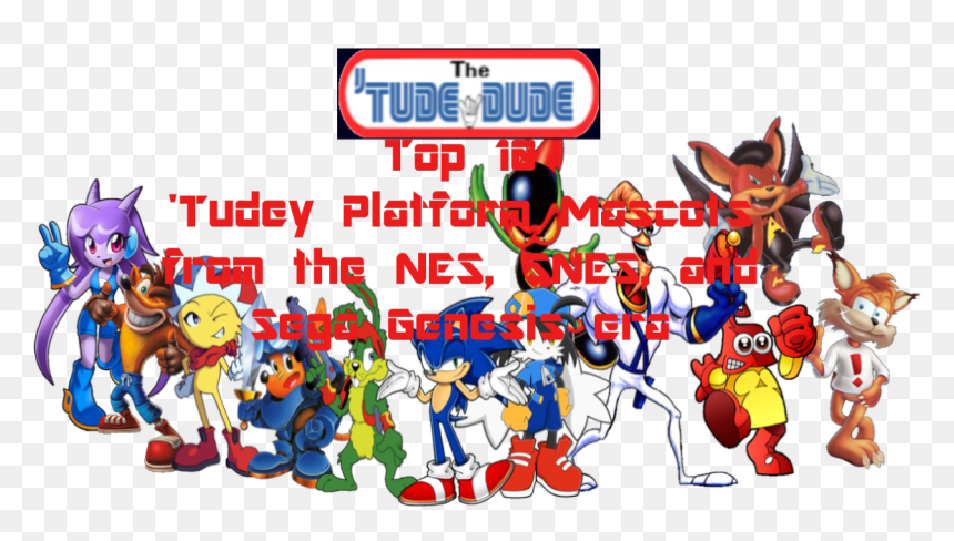 Top 10 "tudey Platform Mascots From The Nes, Snes, - Cartoon, HD Png Download - nes png