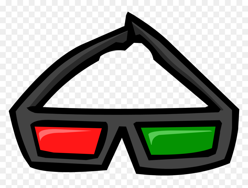 Club Penguin Rewritten Wiki - Club Penguin 3d Glasses, HD Png Download - deal with it shades png