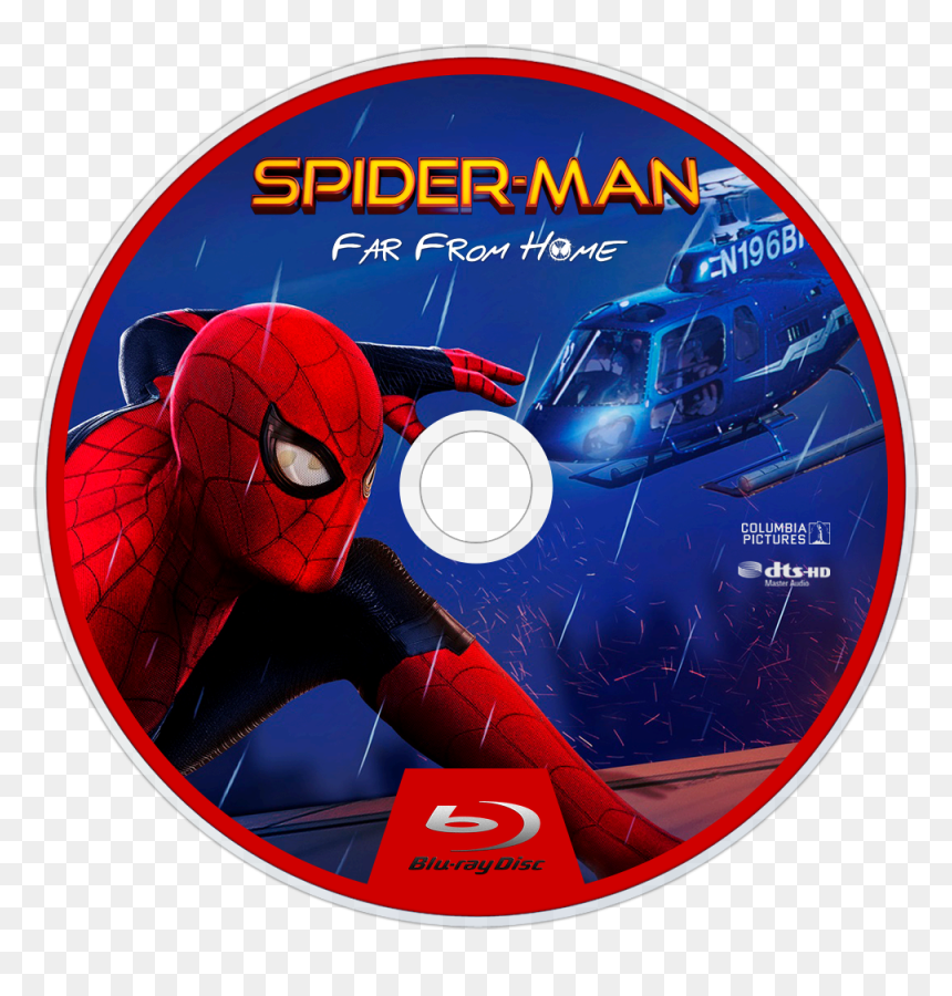 Transparent Spiderman Homecoming Png - Spiderman Far From Home Disc, Png Download - spiderman homecoming png