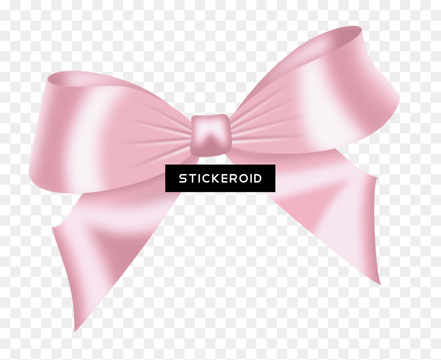 Pink Bow , Png Download - Satin, Transparent Png - pink bow png
