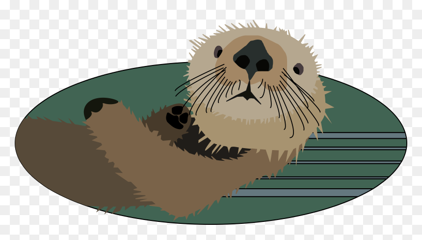 Sea Otter Clip Arts - Sea Otter Clipart, HD Png Download - otter png