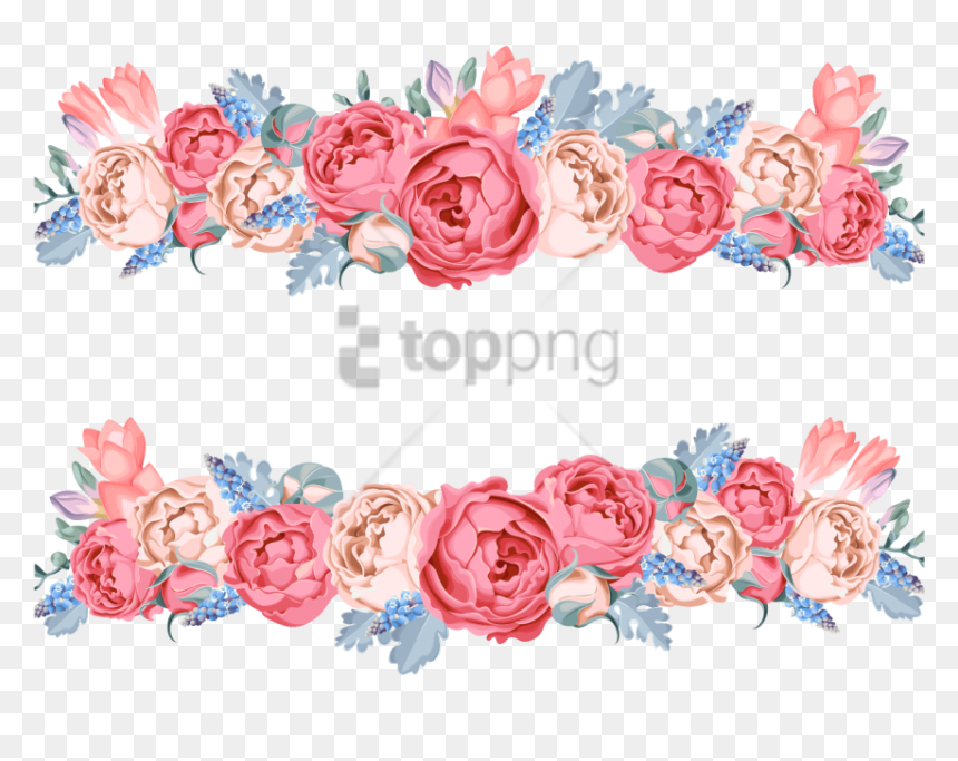 Free Png Pink Flower Vector Png Image With Transparent - Background Flower Vector Png, Png Download - flower vector png