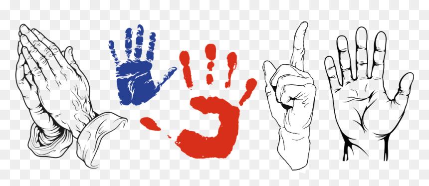 Drawing, HD Png Download - handprint png