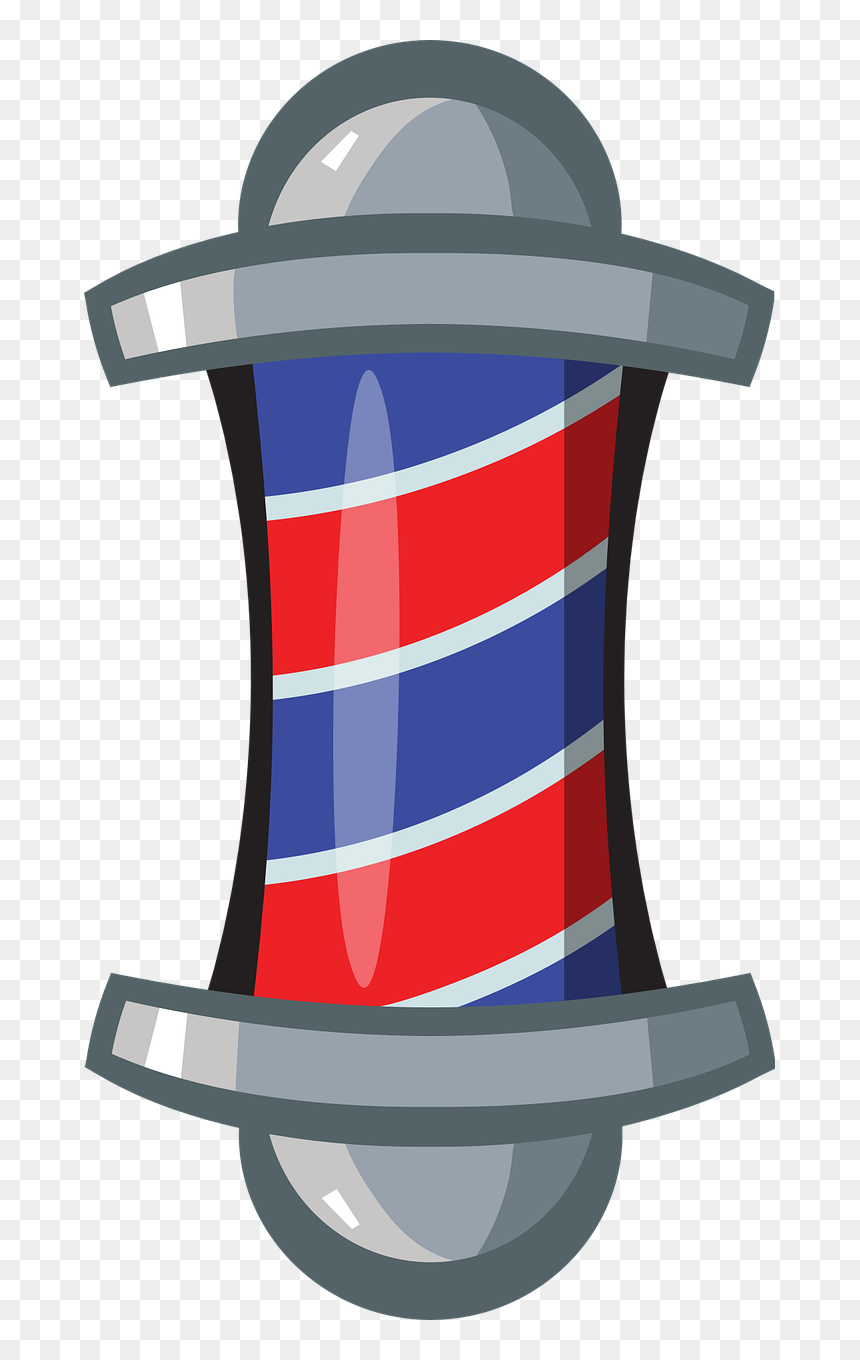Poste De Barbeiro Png, Transparent Png - barber pole png