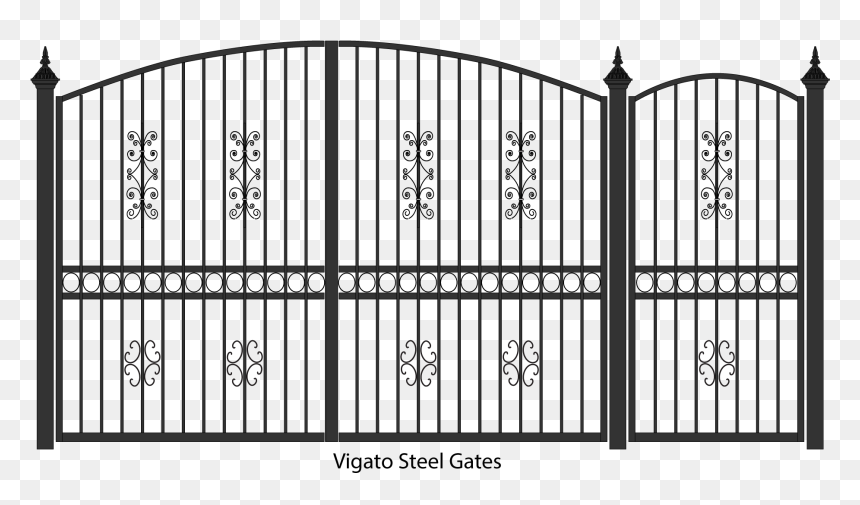 Fancy Gate Png Transparent Image - Gate Png Transparent, Png Download - gate png