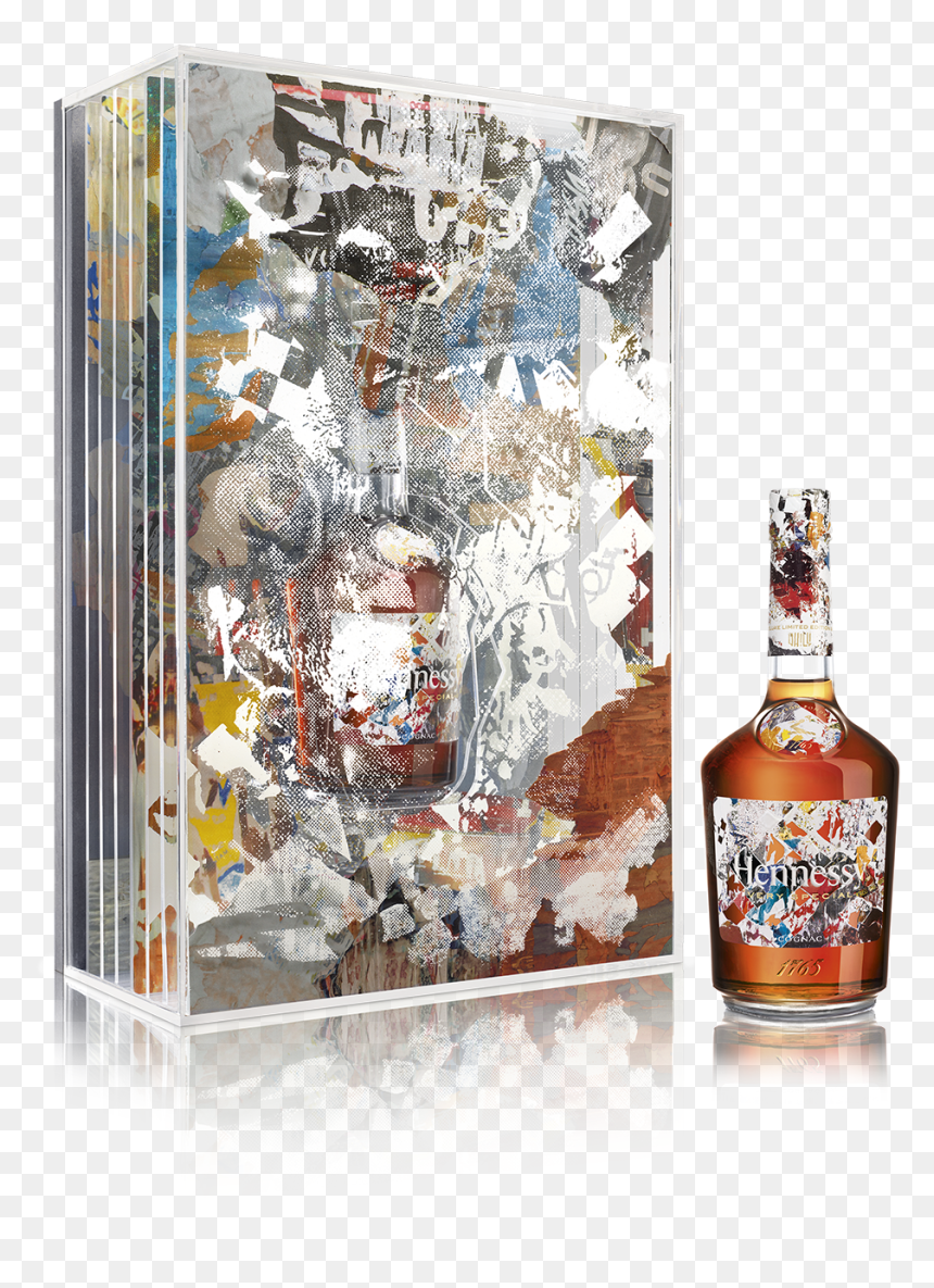 Hennessy Vhils Limited Edition, HD Png Download - hennessy png