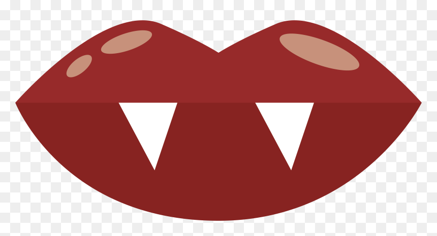 Logo Brand Heart Red Font, HD Png Download - vampire fangs png