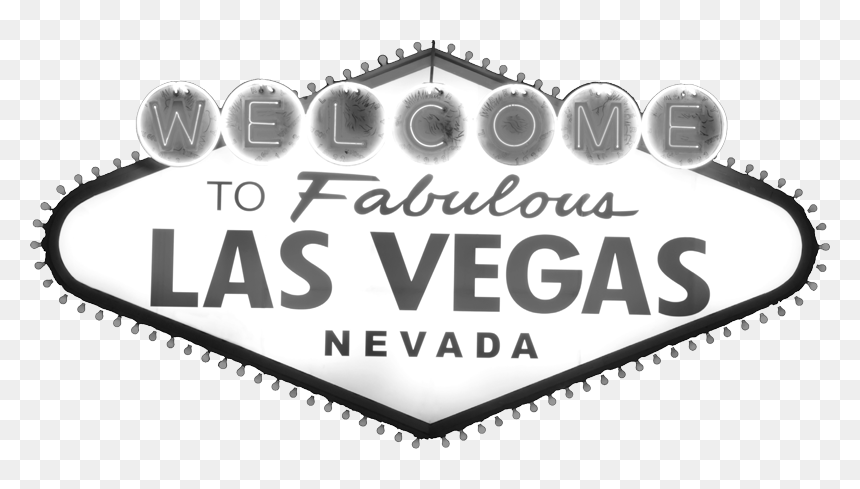 Vegas-sign, HD Png Download - las vegas sign png