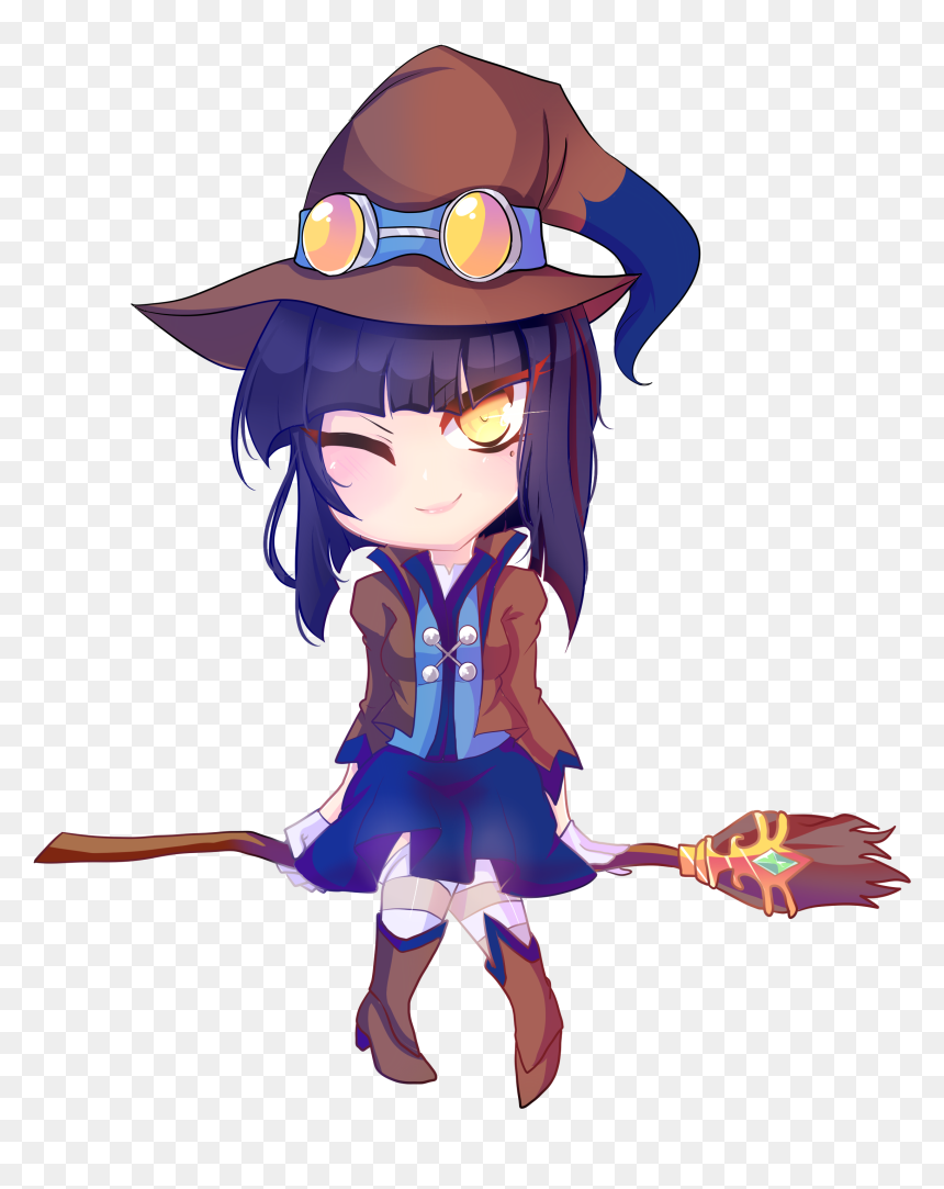 My Friend Shir Chibi Witch Scarlet With Community Colors - Brawlhalla Scarlet Witch, HD Png Download - scarlet witch png