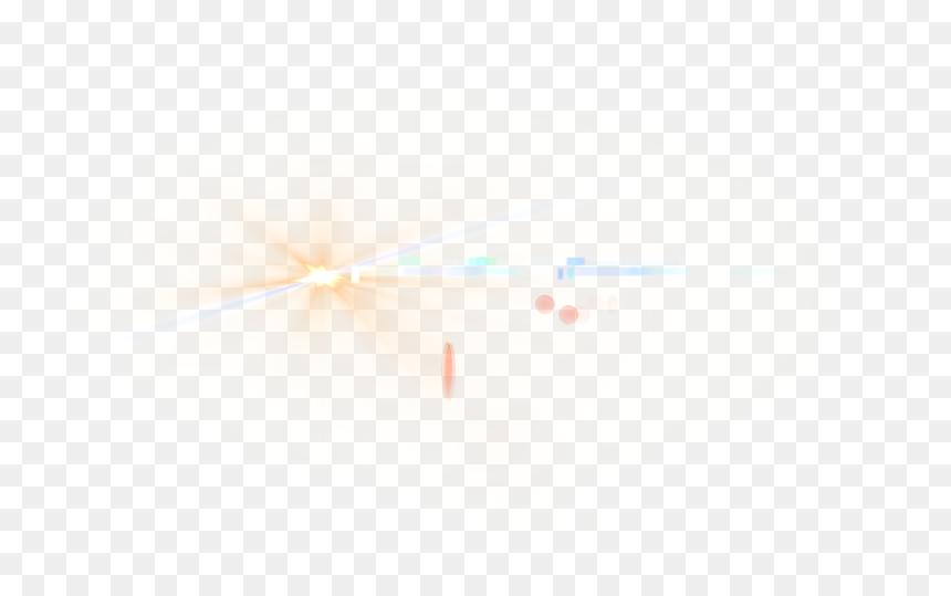 Flare Effects For Photoshop Transparent Image - Airplane, HD Png Download - lens flare png transparent