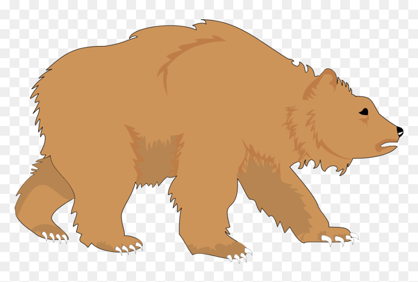 Grizzly Bear Bear Clip Art Grizzly Clipart For You - Animals With Fur Clipart, HD Png Download - grizzly bear png