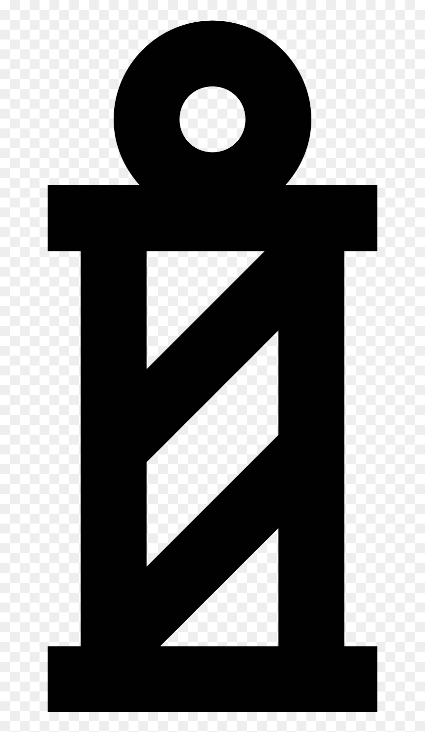Barber Pole Icon, HD Png Download - barber pole png