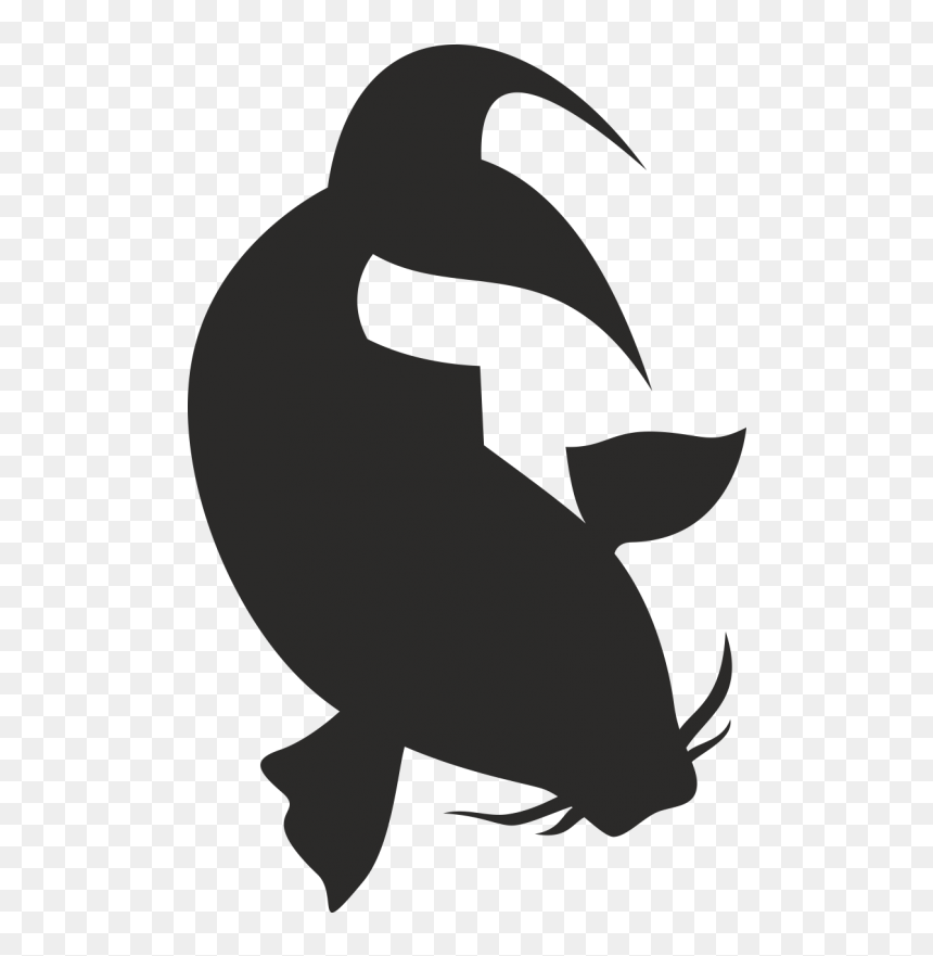 Koi Vector Graphics Carp Illustration Image - Koi Fishes Siluettes Vector, HD Png Download - koi fish png