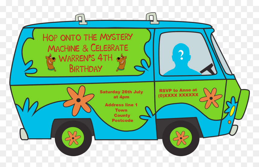 Scooby Doo Birthday Invitation Designed By Me At Nic"s - Super Hero Party Invitations, HD Png Download - scooby doo png