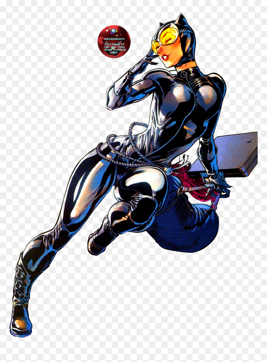 Cat Woman Cartoon Png, Transparent Png - catwoman png