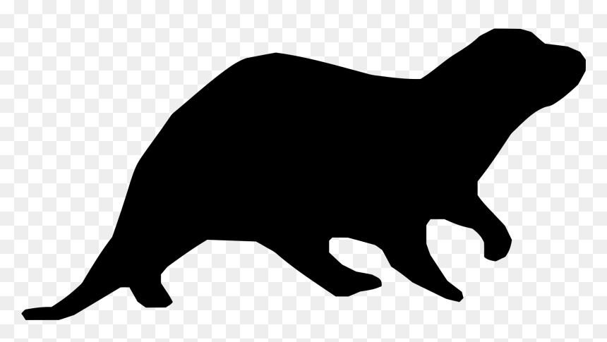 Transparent Silhouette At Getdrawings Com Free For - Otter Silhouette Png, Png Download - otter png