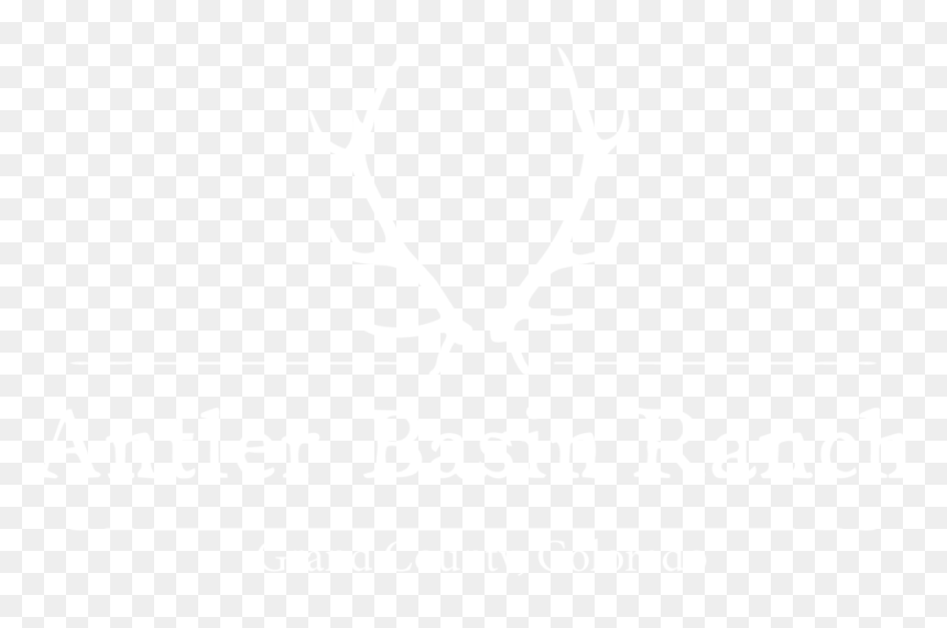 Antler Basin Ranch - Johns Hopkins Logo White, HD Png Download - antlers png