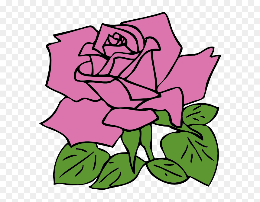 Rose Clip Art, HD Png Download - flower vector png