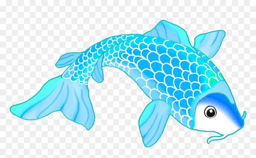 Blue Koi Png - Transparent Koi Fish Png, Png Download - koi fish png