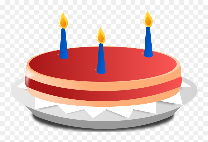 Free Clipart Of Number 3 Birthday Candles Clip Free - Birthday Background Hd Png White, Transparent Png - birthday candles png