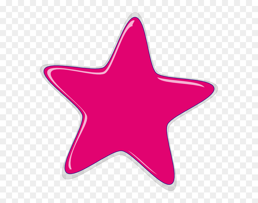 Pink Star Png - Clipart Pink Stars, Transparent Png - star clipart png