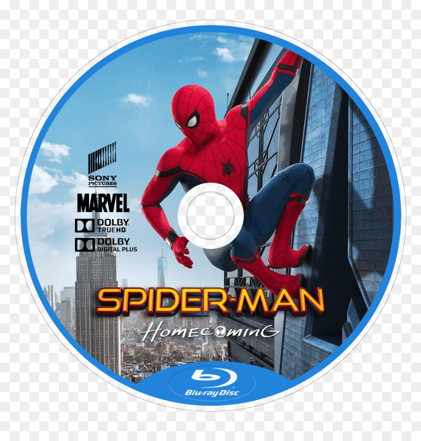 Spider Man Homecoming Dvd Cover - Spider Man Homecoming, HD Png Download - spiderman homecoming png